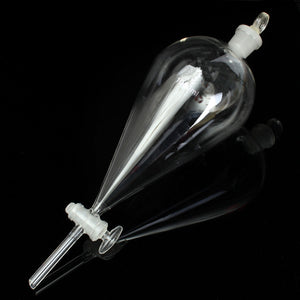 1000ml Lab Glass Separatory Funnel with Glass Stopcock Science