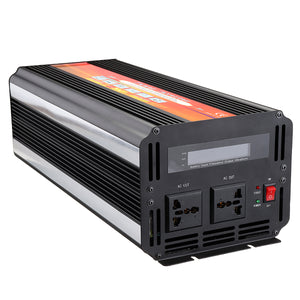 6000W Peak LCD Solar Power Inverter DC 12V/24V to AC 110V/220V Modified Sine Wave