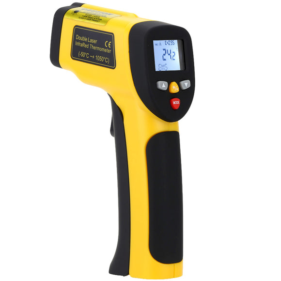 HT-819 High Precision Digital Double Laser LCD Non Contact Laser IR Infrared Thermometer