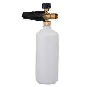 1L Pressure Washer Snow Foam Cannon Lance Bottle 1/4 Inch Quick Release With M22 Connector