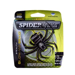 Spiderwire GLOW-VIS 114m PE Braid Line 0.8-6.0 Size 2.7-36.2KG Drag Power Fishing Wire