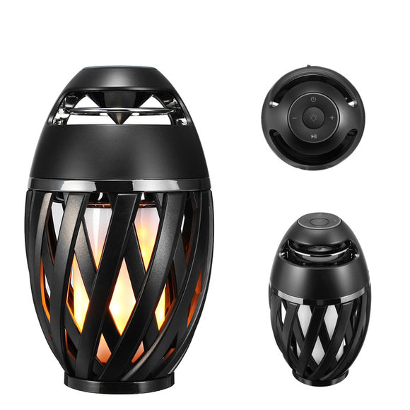 Wireless Bluetooth Burning Light Speaker IP65 Waterproof LED Flame Atmosphere Speaker