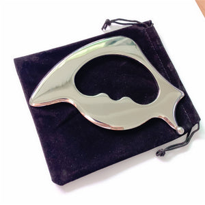 Stainless Steel Guasha Massage Gua Sha Scraping Board Tool Body SPA Health Care Manual Massager