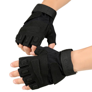 Training Tactical Half Finger Gloves Outdoor Fighting Combat Slip Resistant Gloves