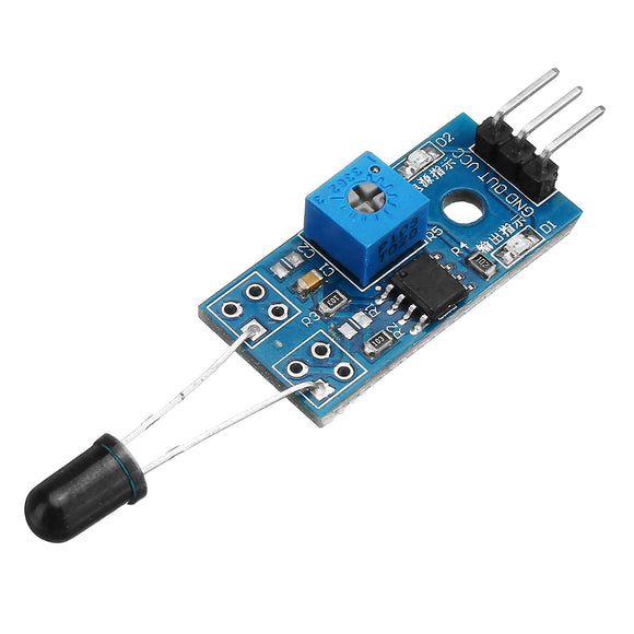 5pcs LM393 3 Pin IR Flame Detection Sensor Module Fire Detector Infrared Receiver Module For Arduino