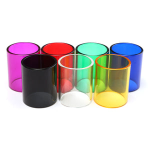 22x26.5mm Colored Replacement Transparent Pyrex Glass Tube Sleeve Tank for Subvod Mega