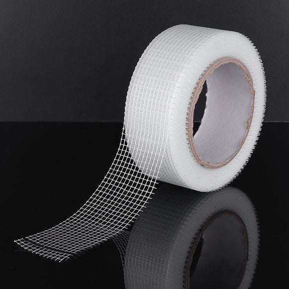 30mX50mm Alkali & Corrosion Resistant Fiberglass Cloth Tape Mesh Joint Plain Weave