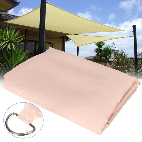 2x3m Patio Outdoor Shade Sail Garden Cover Mesh Net Polyester Car Window Awning Carport Canopy