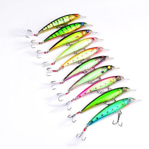 Proberos10 PCS 11.5cm Fishing Hard Lure Bait Fishing Tackles