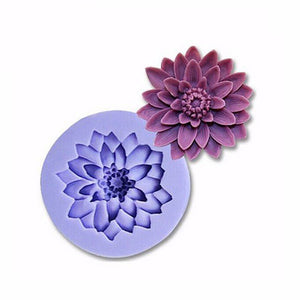 Chrysanthemum Silicone Fondant Mold Cake Decorating Mould Gum Paste Sugarpaste Mold FDA LFGB