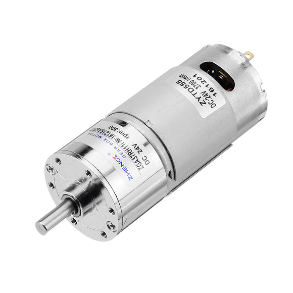 Zhengke ZGA37RH 24V 300RPM Gear Motor Reduction Motor 37mm DC Motor