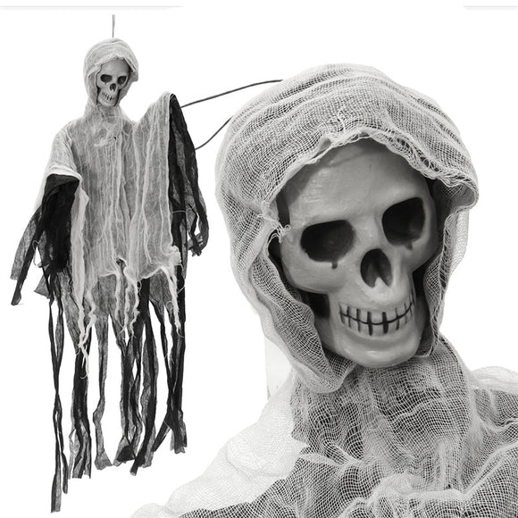 Spooky Halloween Party Decoration Hanging Skeleton Haunted Ghost Pendant Horrid Scare Toys Props