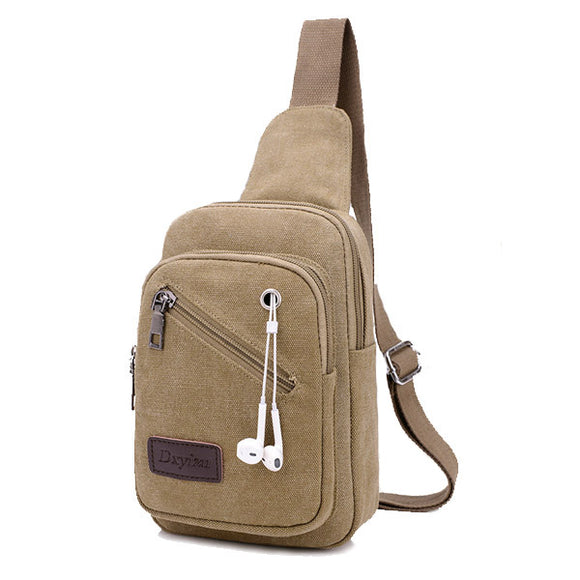 Men Canvas Retro Multifunctional Outdooors Cycling Shoulder Crossboby Bag