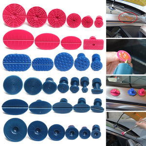 33pcs Nylon Car Dent Repair Pulling Tabs Paintless Body Slide Damage Removal Tool