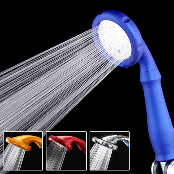 ABS High Pressure Negative Ion Handheld Shower Head Washable Filter Healthy Shower Nozzle