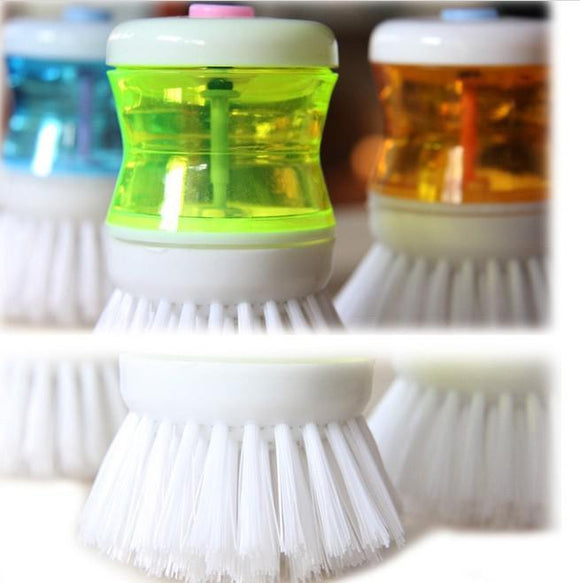 Kitchen Multifunctional Cleaning Brushes Hydraulic Can Add Cleaning Fluid