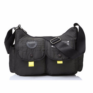 Multi Pocket Men Nylon Waterproof Casual Crossboby Bag