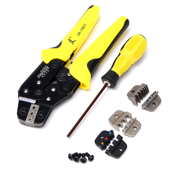 Professional Wire Crimper Pliers Ratcheting Terminal Crimping Tool Kit