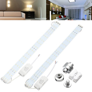 52CM 24W 5730 SMD Pure White Warm White LED Rigid Strip Light for Home Decoration AC220V