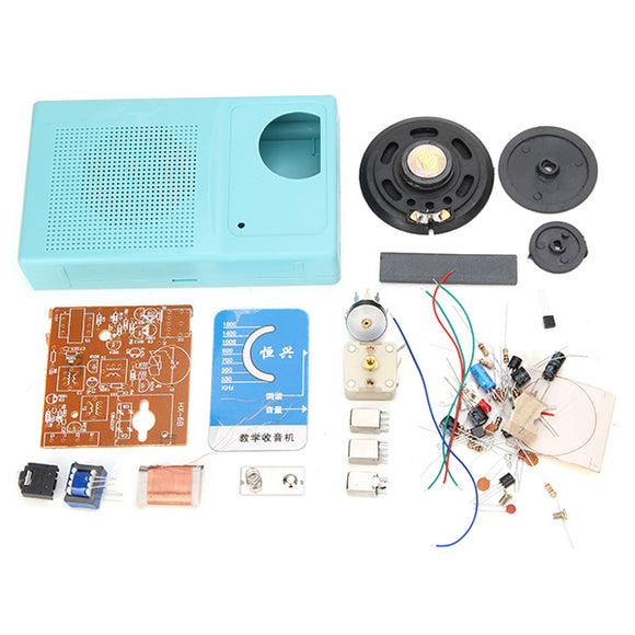 5Pcs AM Radio DIY Electronic Kit Learning Suite