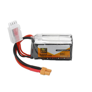 ZOP Power 11.1V 1000mAh 85C 3S Lipo Battery XT30 Plug for RC Racing Drone