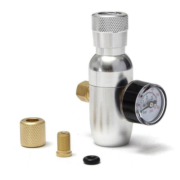 CO2 Keg Regulator with Gauge 60PSI CO2 Injector Premium Regulated