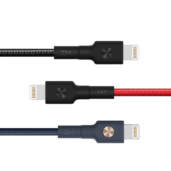 Original ZMI AL803/AL805 AL833/AL881 0.3M/1M Lightning for Data Cable for iPhone X XR XS Max iPad Pro