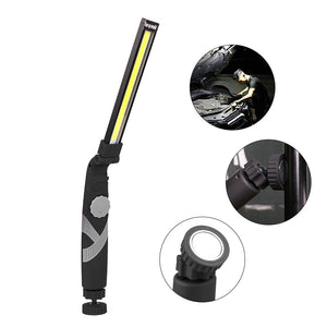 Enusic COB Work Light Foldable Rechargeable Stepless Dimming Hand Torch Inspection Magnetic Lamp