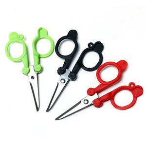 KCASA KC-SS41 Mini Portable Foldable Stainless Steel Scissor Travel Pocket Fishing Line Shear Cutter