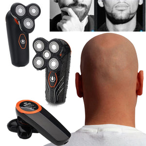 Rotary 4D Shaver Razor Electric Men Cordless Beard Trimmer Electric Head Shaver Beard Trimmer