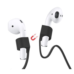 Bakeey Earphone Accessories Anti-Lost Headphone Strap Silicone Magnetic Data Cable Cord String Rope For Apple Earphones AirPods