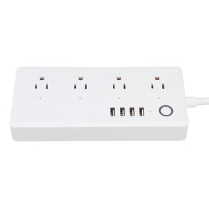 WiFi Plug Power Strip 4 Smart AC Outlet USB Remote Control Timing Schedule Compatible Alexa/Google Home/ifttt