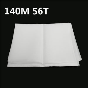 140M 56T Polyester Silk Screen Printing Mesh Fabric Sheet 3 Yards