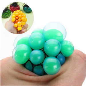 Squishy Mesh Ball Fun Toy Fiddle Fidget Stress Reliever Sensory Autism ADHD