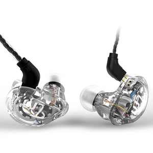 TRN V10 Hybrid 8 Drivers Headphones Dual Balanced Armature Dual Dynamic Drivers Earphone