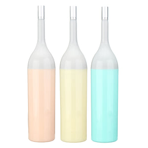 Creative W ine Bottle Toilet Cleaning Brush Candy With Base Plastic Durable Bathroom Decor