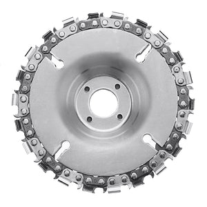 Drillpro Upgrade 4 Inch Grinder Chain Disc 22 Tooth Wood Carving Disc For 100/115 Angle Grinder