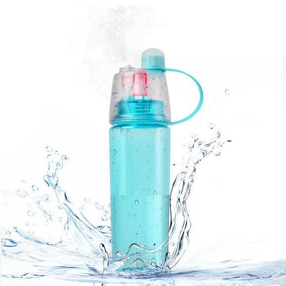 BIKIGHT Spray Sport Water Bottle Portable Outdoor Climbing Cycling Cooling Spray Cup