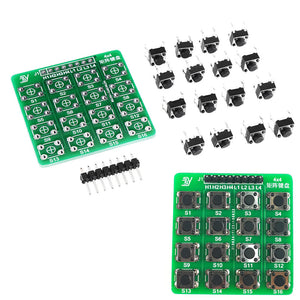 10Pcs 4X4 Matrix Keyboard Tact Touch Switch MCU Learning Board Development Board External Expansion Kit