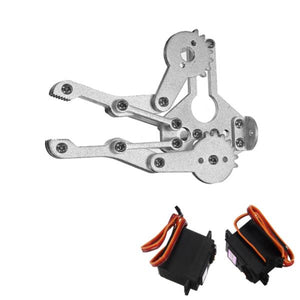 2 DOF Aluminium Robot Arm Clamp Claw Kit With MG996R Servo