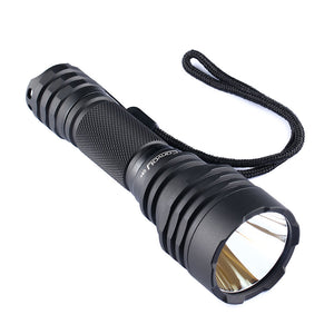 Convoy C8+ Black 7135*8 XPL HI 1100LM LED Tactical Flashlight Memory Function