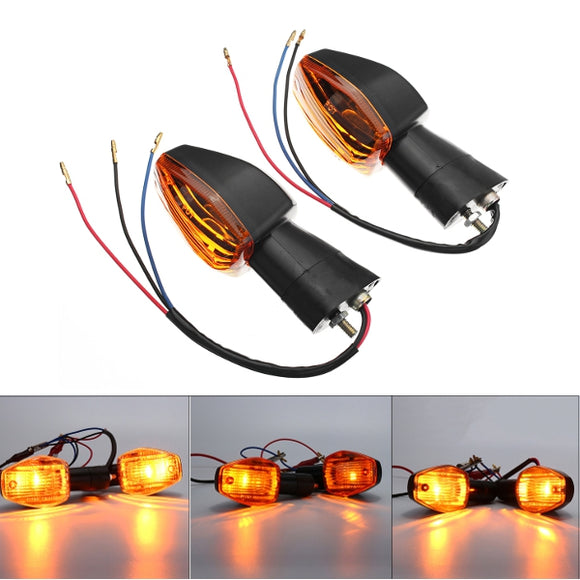 Pair Turn Signal Light Indicator For Honda CB400 CB1300 CBR 600 1000 RR F4 F4i