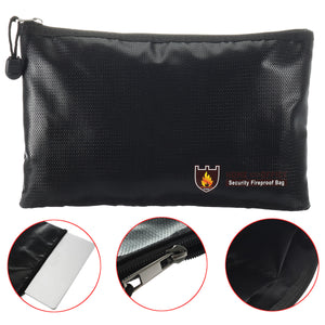 Fireproof Fire Resistant Document Bags Envelope Pouches For Passport Money File Holder