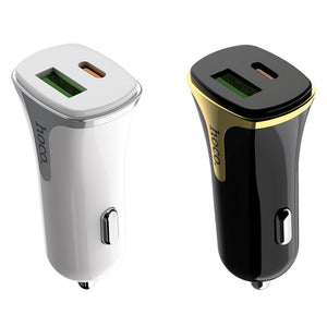 HOCO 18W PD QC 3.0 Fast Charging USB Car Charger For Samsung S8 S9 S10 Xiaomi Mi9 Huawei P30 Mate 20Pro