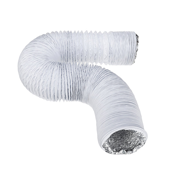 4 Inch Diameter PVC Aluminum Foil Double-layer Smoke Tube 4.92-26.25ft Flexible Exhaust Hole Telescopic Hose