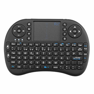 RII I8 2.4G Wireless Spanish Mini Keyboard Touchpad AirMouse