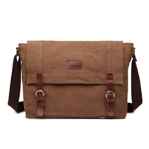 Men Vintage Crossbody Shoulder Bag Casual Fashion Sling Bag