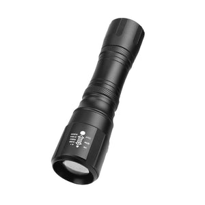 XANES 18650 Battery Flashlight Telescopic Zoom 5 Modes Work Lamp Camping Hunting Portable Emergency Lantern