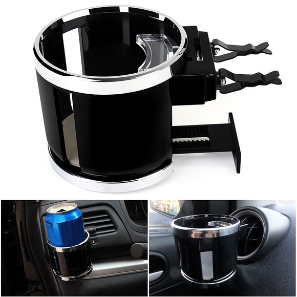 Universal Car Truck Air Vent w/ Clip On Cup Holder Stand Mount Water Bottle