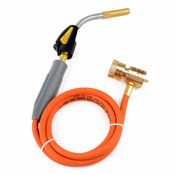 Adjustable Mapp Gas Self Ignition Plumbing Turbo Welding Torch With 1.5m Hose